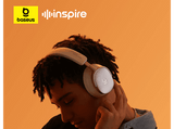 Auriculares inalámbricos - Baseus Inspire XH1 Sound By Bose, Wireless, Cancelación de Ruido, Audio Hi-Res/LDAC, Comodidad Cloud-Soft, Blanco Marfil