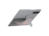 Funda + Protector pantalla - Samsung, Para Samsung Galaxy Z Fold7, De Silicona, Gris
