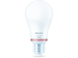 Bombilla inteligente - WiZ  PHI WFB 60W A60 E27 822-65 RGB 2PF/6, Control inalámbrico, Luz blanca y suave regulable, Blanco
