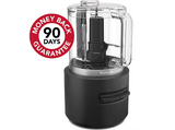 Picadora - KitchenAid 5KFCR531BM, Inalámbrico, Portátil, 12 V, 1.18 l, 2 Velocidades, 25 min de Funcionamiento, Negro
