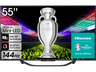 TV Mini LED 55'' - Hisense 55U7KQ Smart TV UHD 4K, Quantum Dot Colour, Modo Juego 144Hz, Full Array Local Dimming, Hi-View, Dolby Vision IQ & Atmos