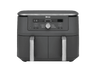 Freidora de aire - Ninja DZ400EU, 9.5L(4.75L por cajón), 2 Zonas de Cocción Independientes, 2470 W, 240 °C, 6 Programas, Gris metalizado