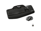 Pack Teclado + Ratón - Logitech Wireless Desktop MK710, Inalámbrico, Bluetooth, USB, Negro