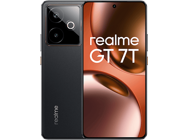 Móvil - realme GT7T, Negro, 256 GB, 12 GB RAM, 6.8" LTPS 2.5D, Dimensity 8400MAX, 7000 mAh