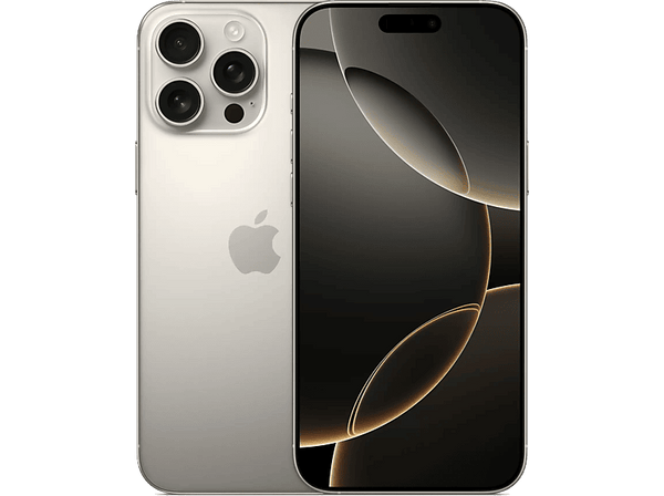 Apple iPhone 16 Pro Max, Titanio Natural, 512 GB, 5G, 6.9 " OLED Super Retina XDR, Chip A18 Pro, iOS