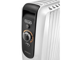 Radiador - De'Longhi Dragon EASYTRONIC TRD50615, Sistema de aceite, 1500W, 12 niveles de temperatura, 6 elementos, Blanco