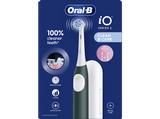 Cepillo eléctrico - Oral-B iO 2, 1 cabezal, Diseñado por Braun, Verde Bosque