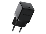Cargador de pared - Baseus PALM, 20W, Tipo C, Carga ultrarrápida, Control de temperatura, Universal, Negro Cluster