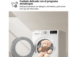 Secadora bomba de calor -  LG RH80V9AV4N, 8 kg, 14 programas, Dual Inverter Compressor™, Eco Hybrid™, Display Gran LED, Blanco