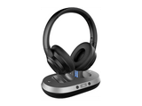 Auriculares - NK NK-FA350085, Circumaurales, Bluetooth, Estuche de carga, Negro
