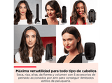 Moldeador - Revlon One-Step™ Blow-Dry Multi Air Styler 5 en 1, 4, Niveles de temperatura Negro