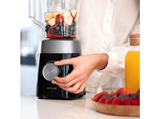 Batidora de vaso - Cecotec Power Black Titanium 1300MAX B, 1300 W, 1.5 l, Pica Hielo, 2 Velocidades, Negro