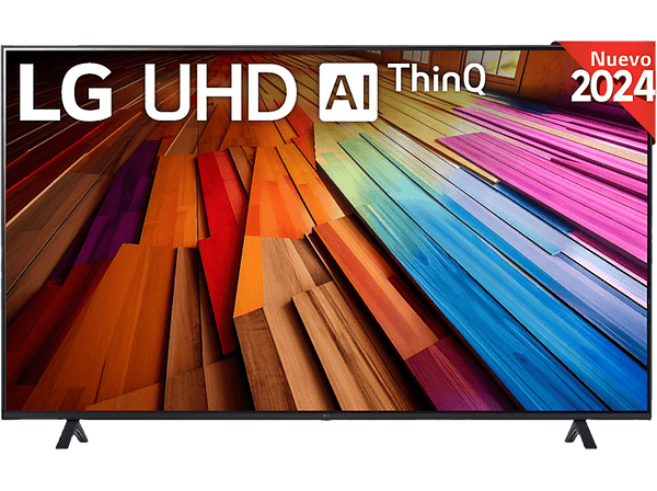 TV LED 75" - LG 75UT80006LA, UHD 4K, Procesador Inteligente 4K α5 Gen7, Smart TV, DVB-T2 (H.265), Negro