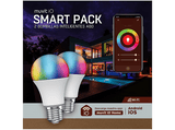 Bombilla inteligente - muvit iO pack 2 Bombillas A60, E27 800lm, 9W, RGB+CCT