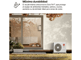 Aire acondicionado Split 1 x 1 - LG MIRROR12X, 3010 fg/h, Freeze Cleaning, ThinQ™, Antracita espejo