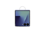 Funda -  Samsung, Para Samsung Galaxy Z Flip7, De Silicona con anillo, Transparente