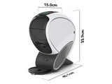 Cafetera de cápsulas - De' Longhi Nescafé® Dolce Gusto® Neo Latte 300.WA, 15 bar, 1.3 l, 1600 W, Cápsulas compostables, Blanco