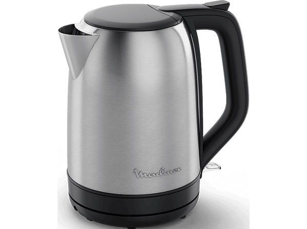 Hervidor de agua - Moulinex Subito 5 BY5S0D, 2400W, 1.7l, Diseño compacto, Filtro extraíble, Indicador de una taza, Inox