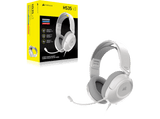 Auriculares gaming - Corsair HS35 V3, Con cable, Transductores de neodimio de 50 mm, Multiplataformas, Blanco