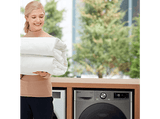 Lavadora secadora - LG F4DR7011AGS, 11kg / 6kg, 1400 rpm, 14 programas, AI Direct Drive ™, Steam™, Inox antihuellas