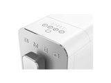 Cafetera superautomática - Smeg BCC12WHMEU, 19 bar, 1350 W, 1 Taza, Calentamiento Thermoblock, Molinillo de café Incorporado, Blanco