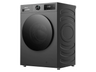 Lavadora carga frontal - Hisense WF1I9042BTP2, 9 kg, 1400 rpm, 15 programas, Tecnología Inverter, Función Vapor 99%, Inox, Gris