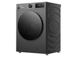 Lavadora carga frontal - Hisense WF1I9042BTP2, 9 kg, 1400 rpm, 15 programas, Tecnología Inverter, Función Vapor 99%, Inox, Gris