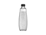 Botella para máquina gasificadora - SodaStream Fuse Glass 1L, Cristal, Compatible solo con SodaStream DUO, Tapón cierre hermético