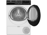 Secadora bomba de calor - Beko BM 3T48249 W, 8 kg, Motor Pro Smart, Aqua Wave, Filtro Fusión, 15 Programas, Blanco