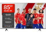 TV QLED 85 - TCL 85T69C, UHD 4K, Procesador AiPQ, Smart TV, DVB-T2, Negro
