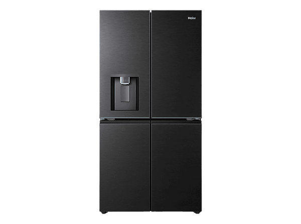 Frigorífico americano - Haier Horizon HCW99F18DIMB, No Frost, 182,5 cm, 630 l, Dispensador Agua y Hielo, Nutribank, Negro