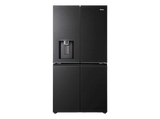 Frigorífico americano - Haier Horizon HCW99F18DIMB, No Frost, 182,5 cm, 630 l, Dispensador Agua y Hielo, Nutribank, Negro