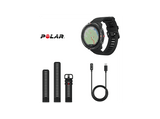 Reloj deportivo - Polar Grit X2, Night Black, 22 mm, 1.28, 90h Autonomía en modo ECO, Silicona, GPS Dual