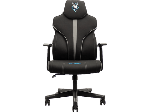 Silla gaming - Woxter Stinger Station Alien, Carga máx. 150 kg, Eje de Resistencia de Acero, 5 Ruedas de Nylon Antiarñazos, Titanium