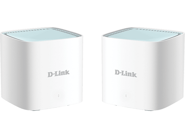 Sistema WiFi Mesh - D-Link M15-2 Eagle Pro AI AX1500, Pack 2 Extensores WiFi 6, 1500 Mbps, Mesh Inteligente, Blanco
