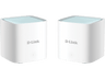 Sistema WiFi Mesh - D-Link M15-2 Eagle Pro AI AX1500, Pack 2 Extensores WiFi 6, 1500 Mbps, Mesh Inteligente, Blanco