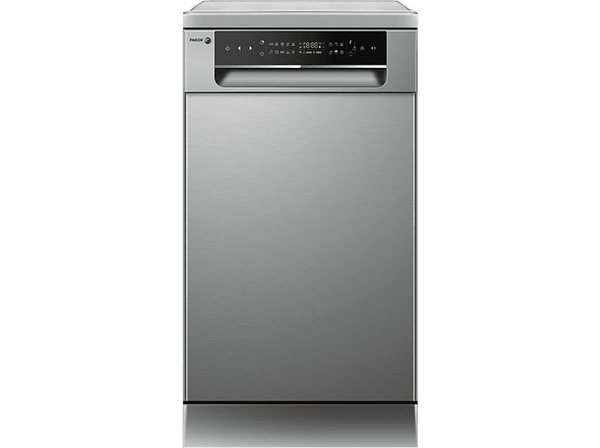 Lavavajillas - Fagor 4LVF-438ADX, 10 Servicios, 10 Programas, 44.8 cm Ancho, Bloqueo Infantil, Autolimpiado, Inox