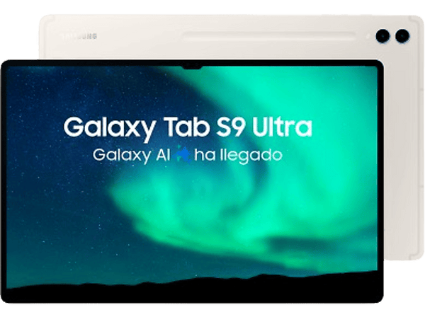 Tablet - Samsung Galaxy Tab S9 Ultra 5G, 256GB, 12GB RAM, Crema, 14.6", Snapdragon 8 Gen 2, Android 13