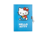 Libreta - Sherwood Hello Kitty, 240 hojas, Cierre con candado, Tapas duras con acabado en tela