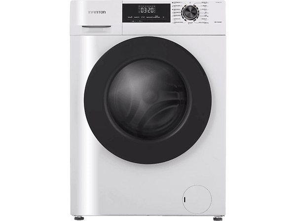 Lavadora carga frontal - Infiniton WM-Y94AWM, 9 kg,  1400 rpm, 15 Programas, Blanco