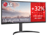 Monitor - LG 34WQ75C-B, 34", WQHD, 5 ms, 50/60 Hz, Negro