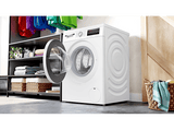 Lavadora carga frontal - Bosch WUU28T63ES, 8 kg, 1.400 rpm, 15 programas, Motor Eco Silence, Activewater, Blanco