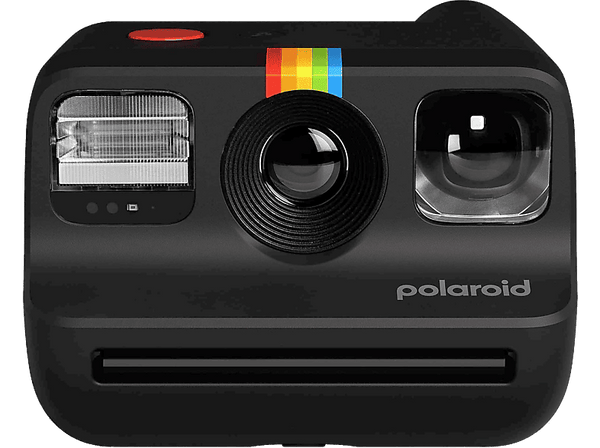 Cámara instantánea - Polaroid Go Generation 2, Espejo para selfie, Flash, Batería recargable, Negro