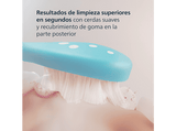 Recambio para cepillo dental - Philips Sonicare For Kids HX6044/90, x4 Cabezales de recambio, Diseñado para niños +7 años, Blanco