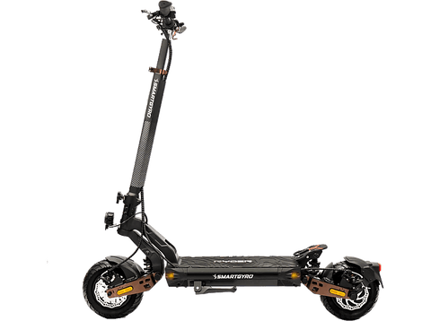 Patinete eléctrico - smartGyro Ryder EVO, Potencia Nominal y Máxima 1000W, Carga máx. 120 kg, 18000 mAh, 25 km/h, Gris