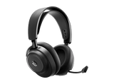 Auriculares gaming - SteelSeries Arctis Nova Elite, 30 h, Diadema, Cancelación activa de ruido (ANC), Audio alta resolución, Obsidiana