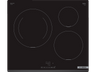 Placa inducción - Bosch PUJ631BB5E, 3 zonas, 28 cm, Función Sprint, Control TouchSelect, 60 cm, Negro