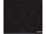 Placa inducción - Bosch PUJ631BB5E, 3 zonas, 28 cm, Función Sprint, Control TouchSelect, 60 cm, Negro