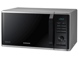 Microondas - Samsung MG23K3515AS/EC, 800 W, 6 niveles, 23 l, Descongelación rápida, Negro