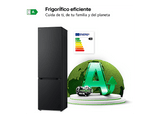 Frigorífico combi - LG GBV7280AEV, No Frost, 203 cm, 387 l, Door Cooling™, Cajón FRESHConverter™ Acero negro grafito antihuellas